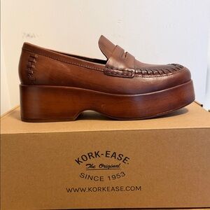Women’s Kork-Ease Pixie Tan Leather Slip-Ons